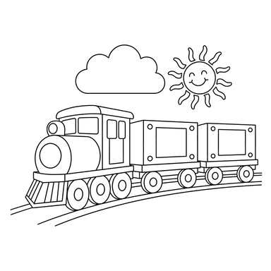 Col. Train de Marchandises avec Conteneurs
